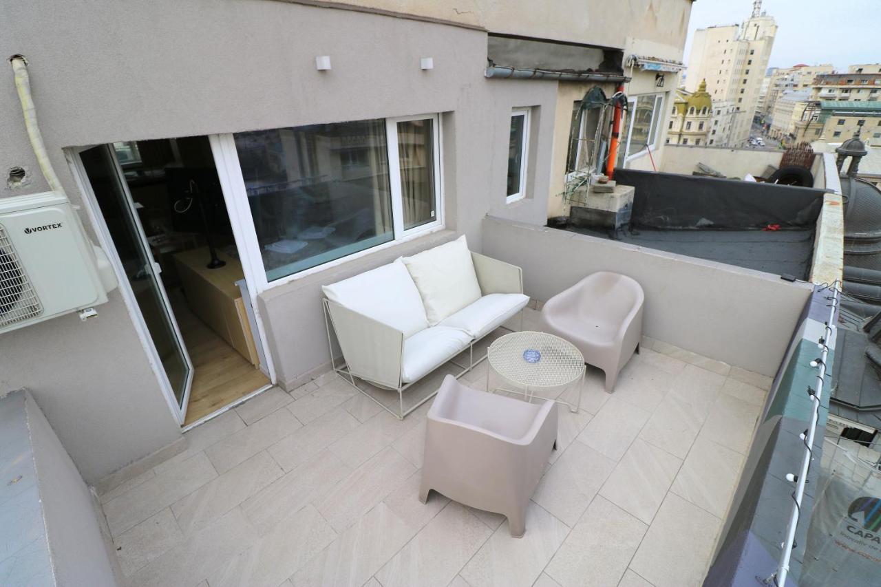 Deluxe Studio Old Center Panoramic View Terrace Apartment Букурещ Екстериор снимка