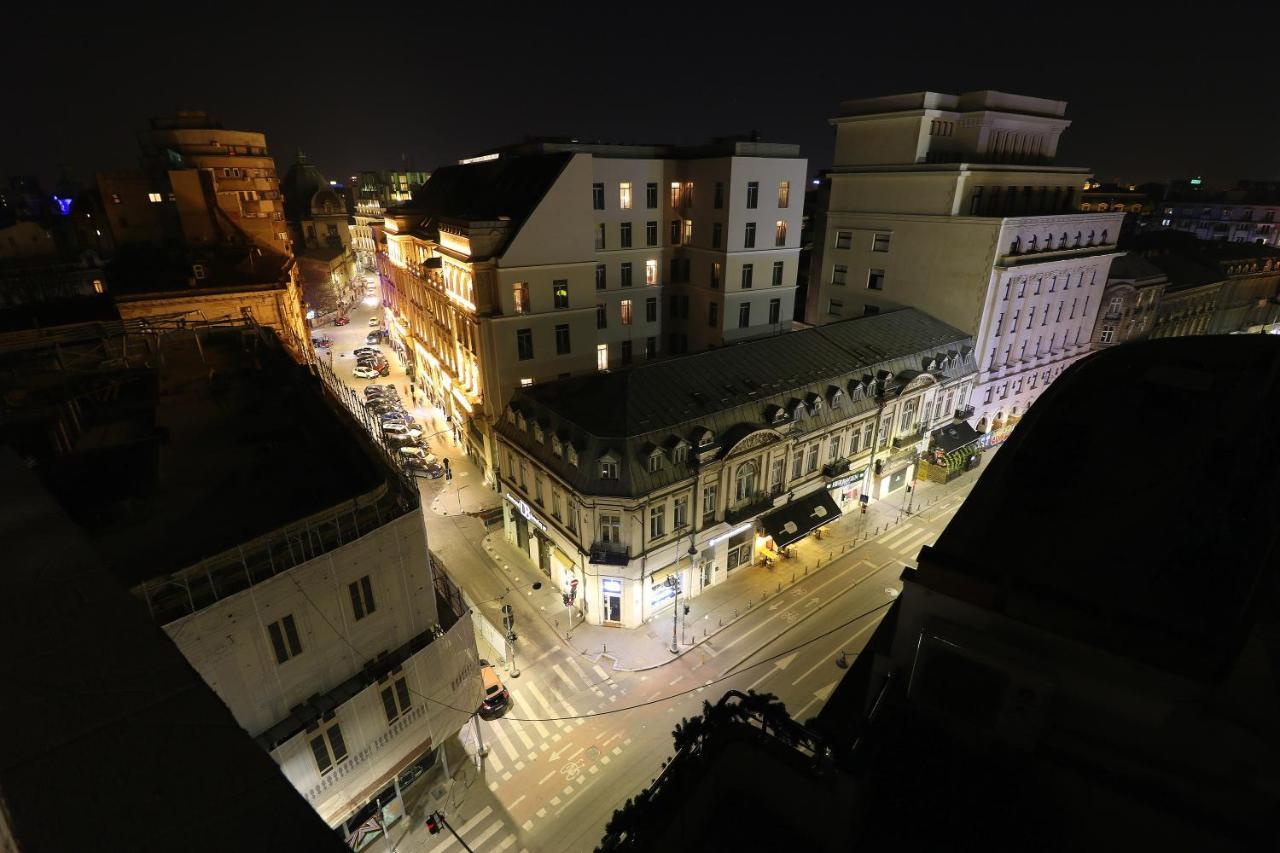 Deluxe Studio Old Center Panoramic View Terrace Apartment Букурещ Екстериор снимка
