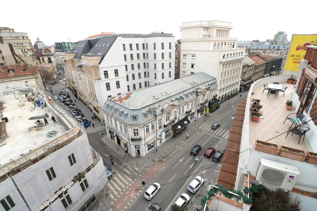 Deluxe Studio Old Center Panoramic View Terrace Apartment Букурещ Екстериор снимка