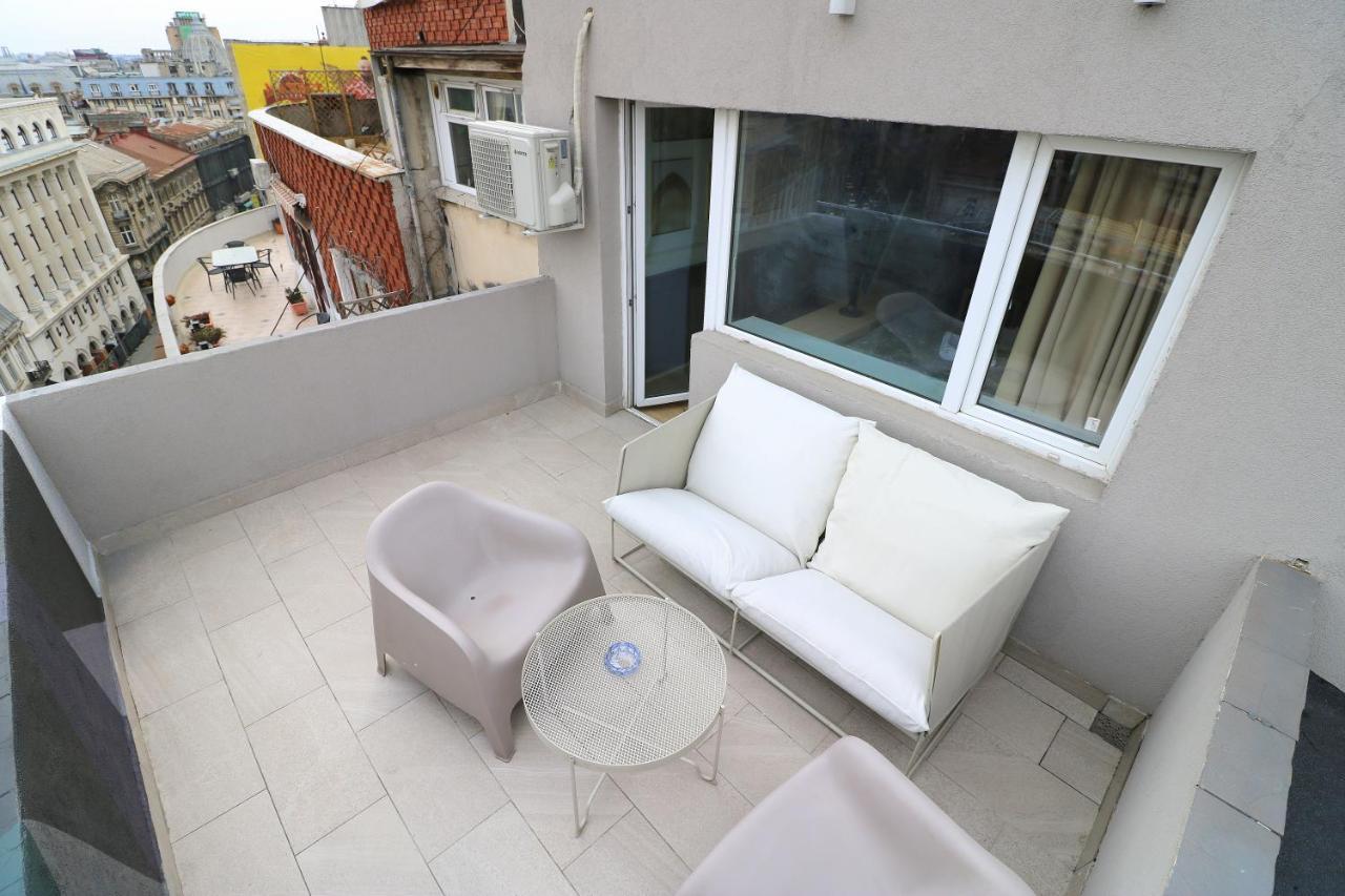 Deluxe Studio Old Center Panoramic View Terrace Apartment Букурещ Екстериор снимка