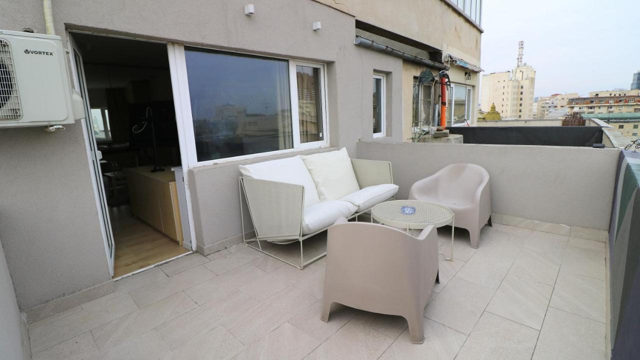 Deluxe Studio Old Center Panoramic View Terrace Apartment Букурещ Екстериор снимка
